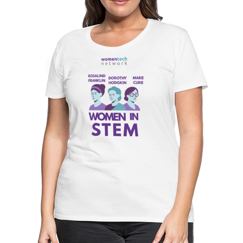 Women’s Premium T-Shirt - STEM Day Edition - white