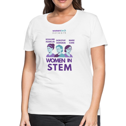 Women’s Premium T-Shirt - STEM Day Edition - white