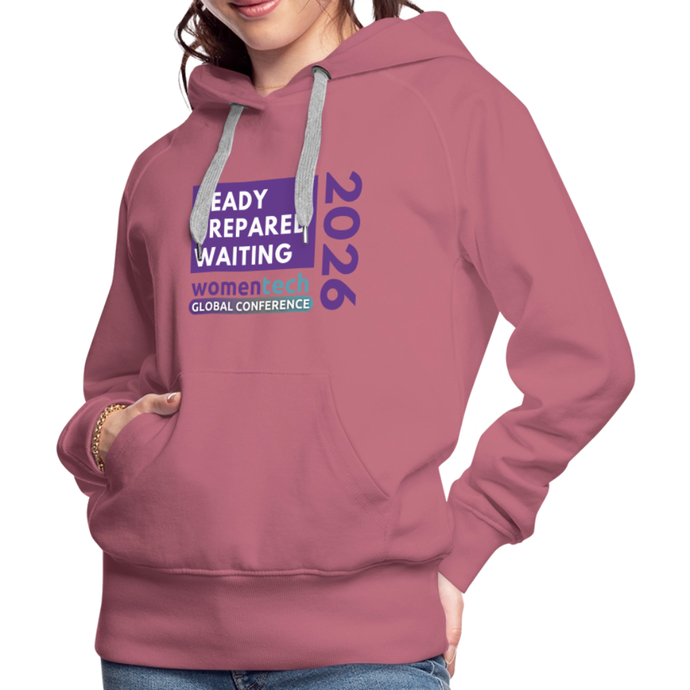 Women’s Premium Hoodie - Women in Tech Global Conference Collection - mauve