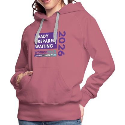 Women’s Premium Hoodie - Women in Tech Global Conference Collection - mauve