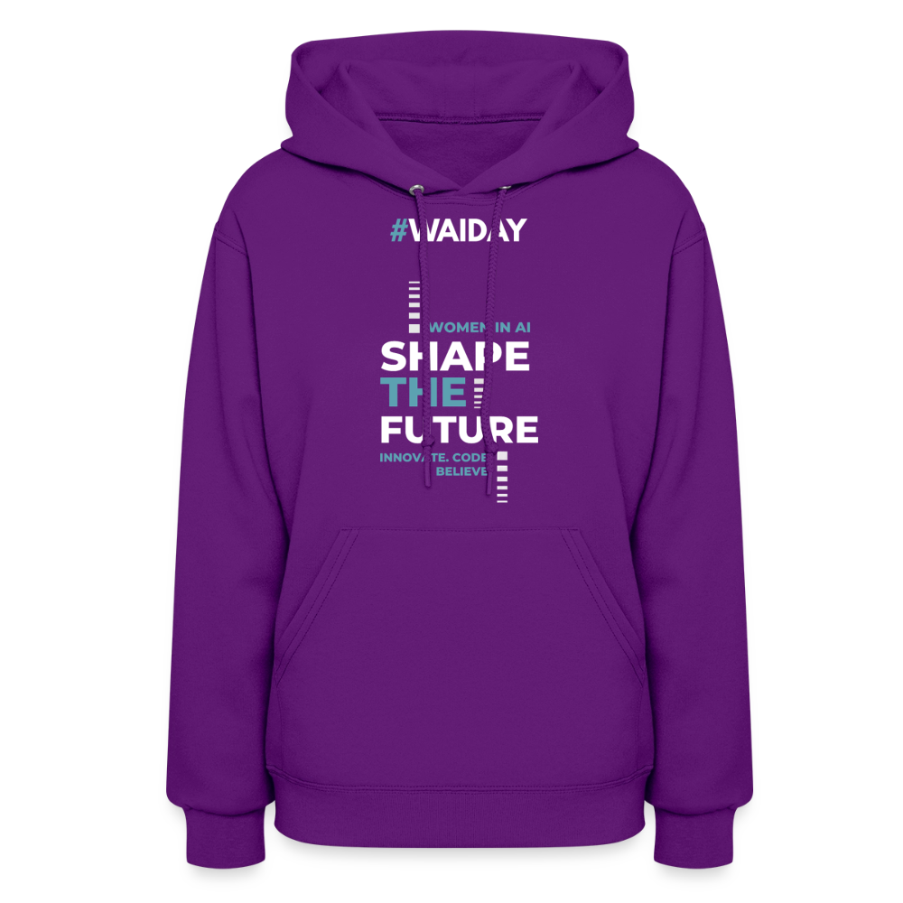 Women's Hoodie - Women In AI Day Edition - purple