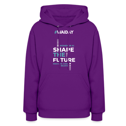 Women's Hoodie - Women In AI Day Edition - purple