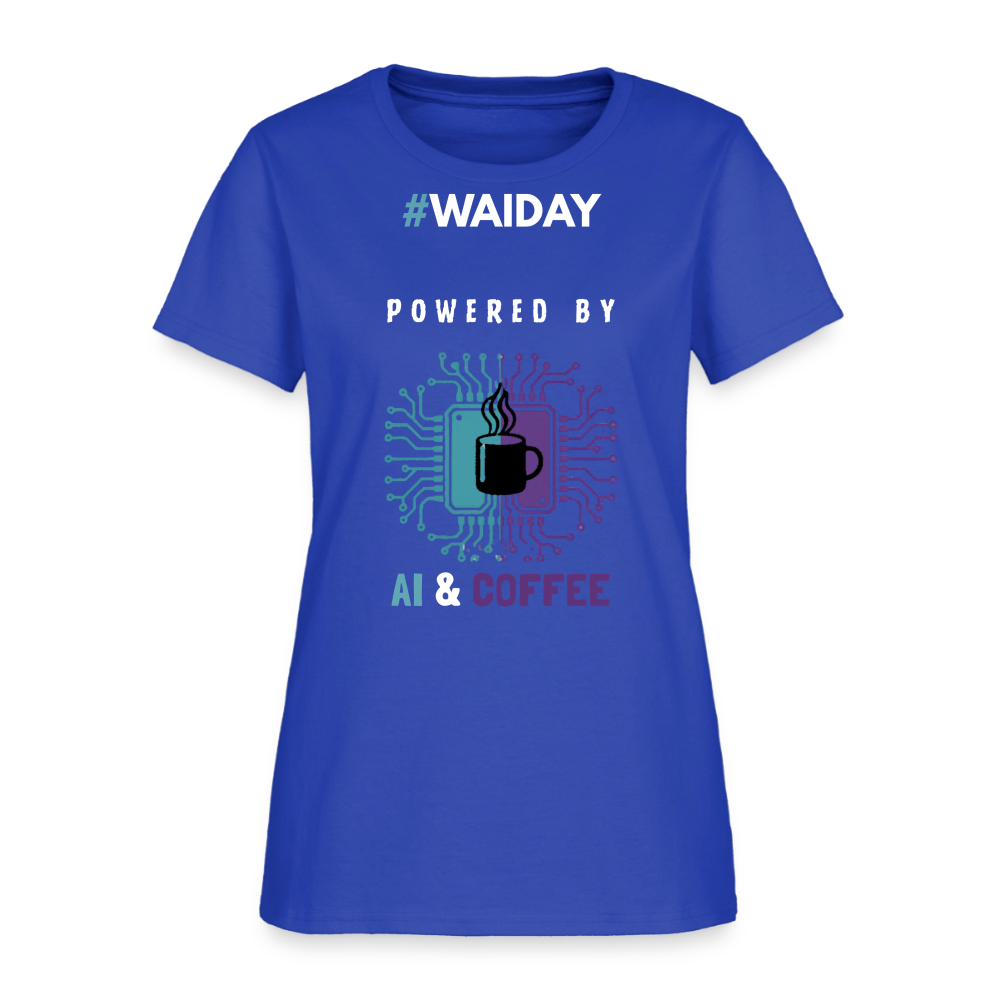 Women's T-Shirt - Women In AI Day Edition - royal blue