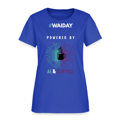 Women's T-Shirt - Women In AI Day Edition - royal blue