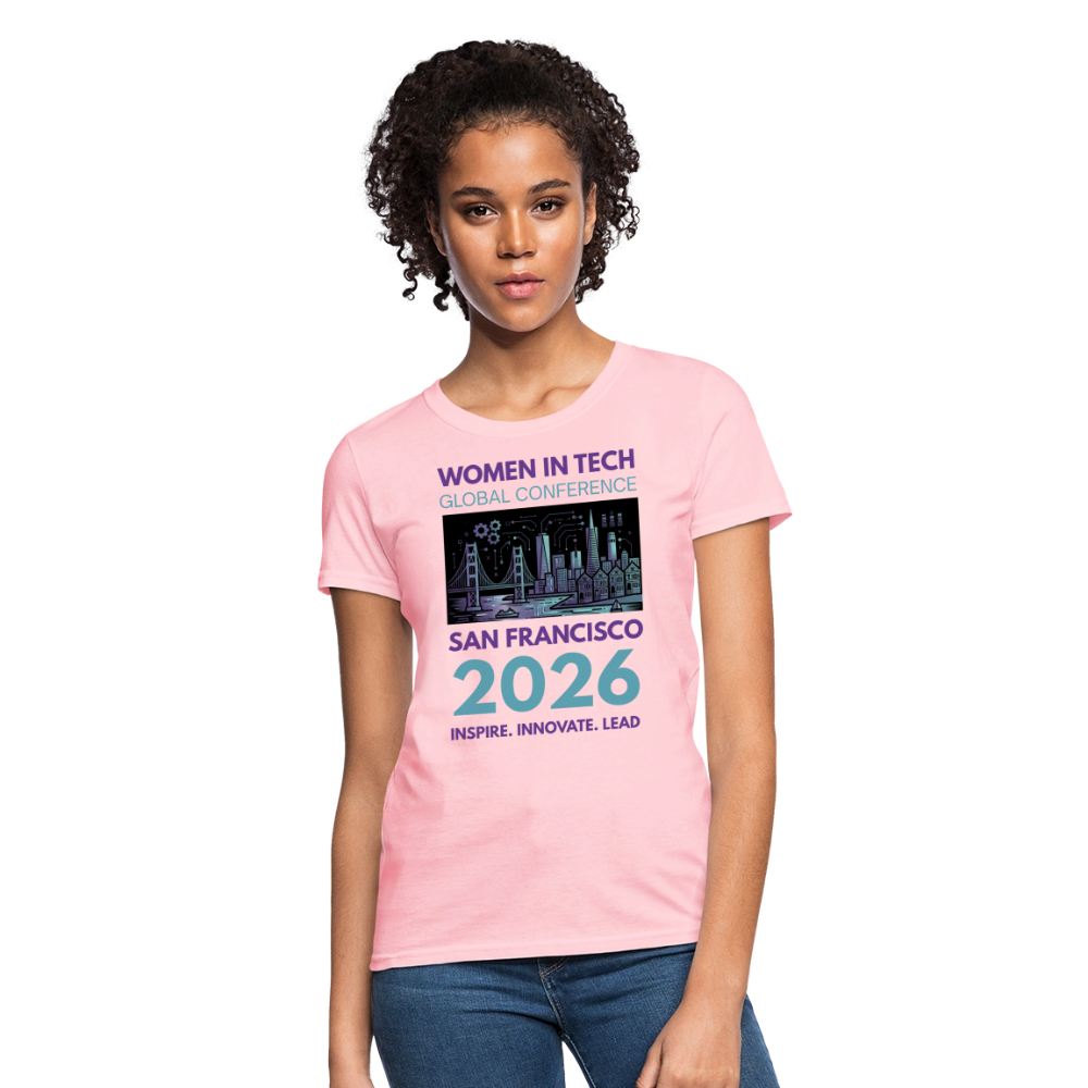 Women's T-Shirt - Women in Tech Global Conference Collection - pink