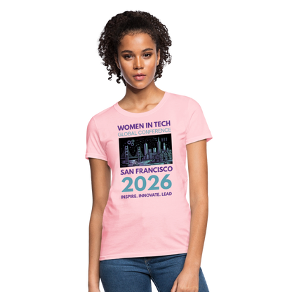 Women's T-Shirt - Women in Tech Global Conference Collection - pink