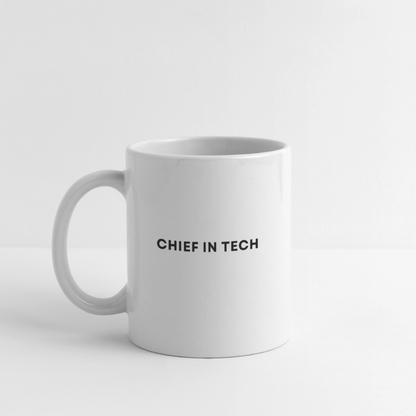 Chief in Tech White Coffee/Tea Mug - white