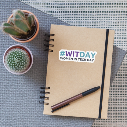 WITDAY Sticker - white glossy