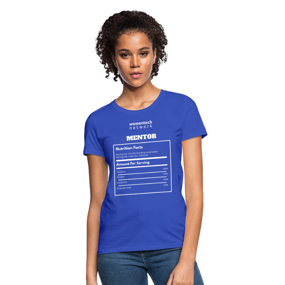 Women's T-Shirt - National Mentoring Day Edition - royal blue