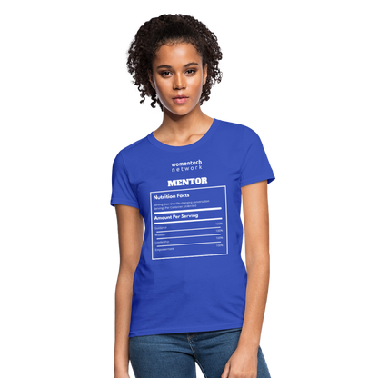 Women's T-Shirt - National Mentoring Day Edition - royal blue