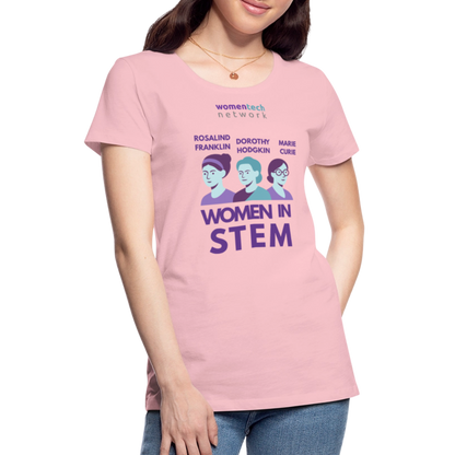 Women’s Premium T-Shirt - STEM Day Edition - pink
