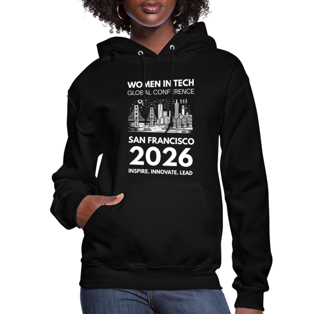 Women's Hoodie - Women in Tech Global Conference Collection - black