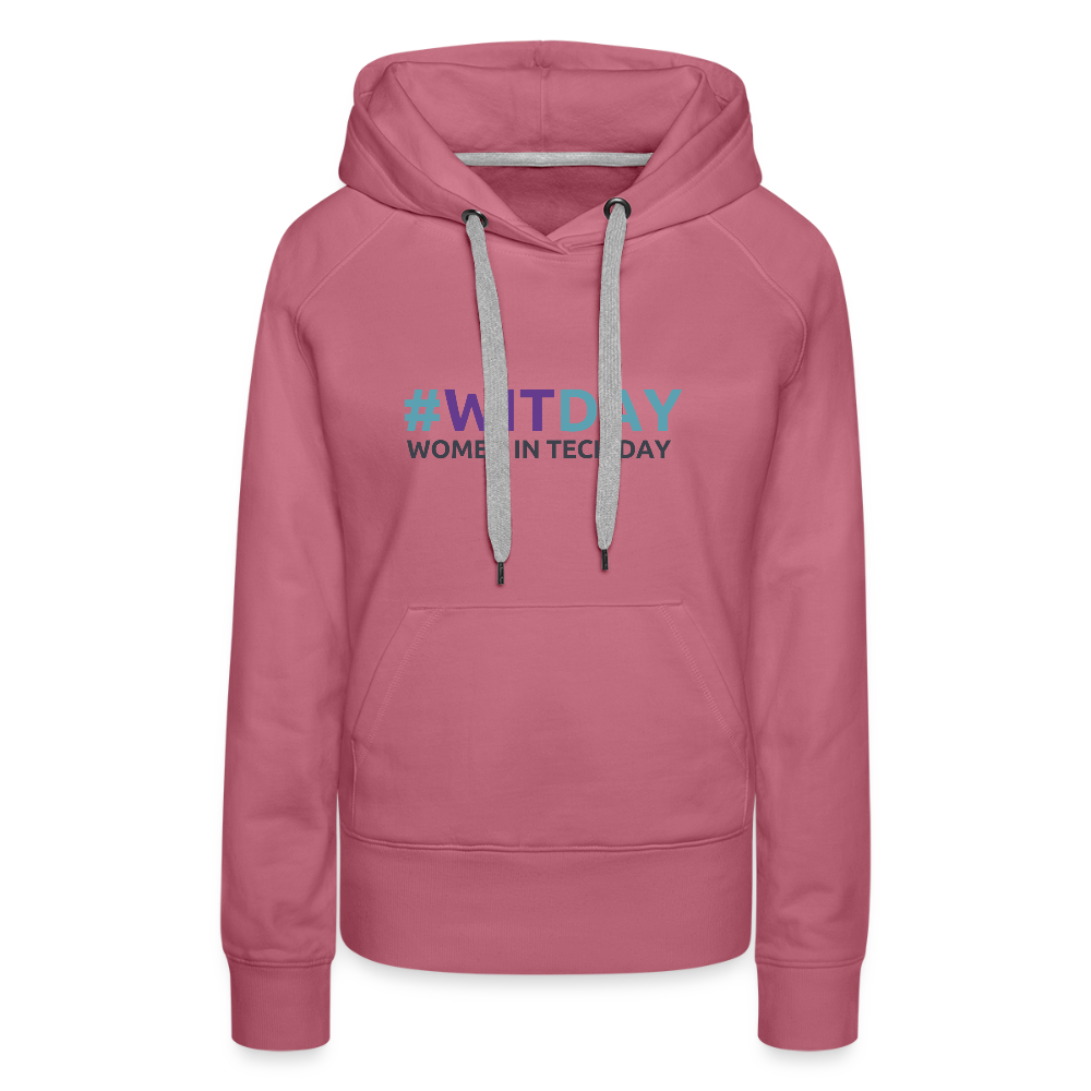 Women’s Premium Hoodie - Women in Tech Day - mauve