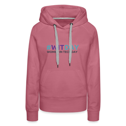 Women’s Premium Hoodie - Women in Tech Day - mauve