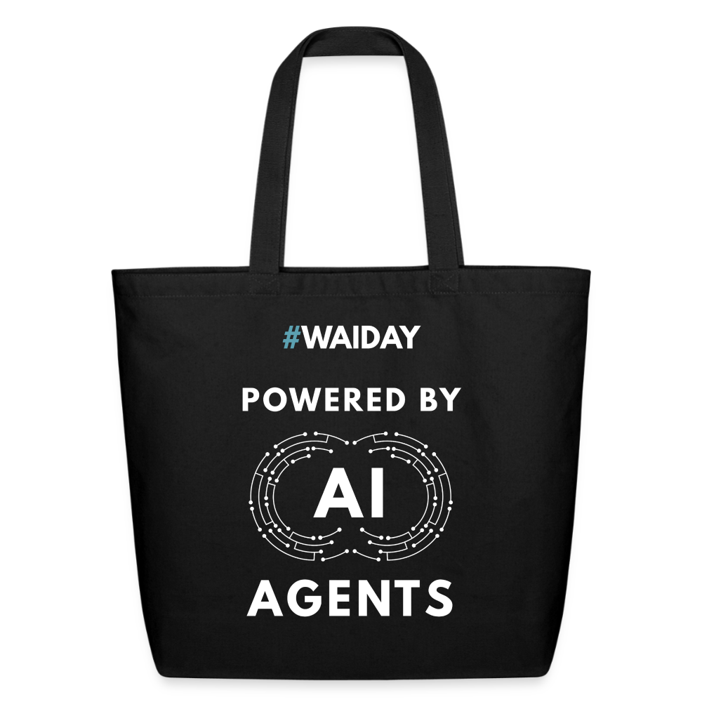 Eco-Friendly Cotton Tote - Women In AI Day Edition - black