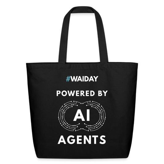Eco-Friendly Cotton Tote - Women In AI Day Edition - black