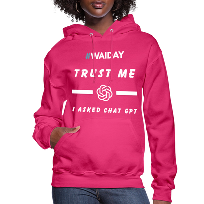 Women's Hoodie - Women In AI Day Edition - fuchsia