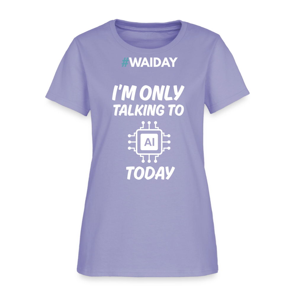 Women's T-Shirt - Women In AI Day Edition - lavender
