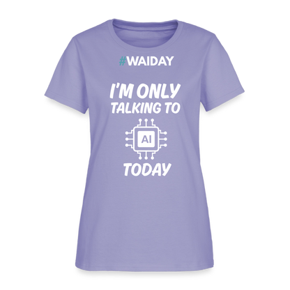 Women's T-Shirt - Women In AI Day Edition - lavender