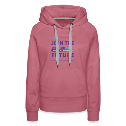 Women’s Premium Hoodie - Women in Tech Global Conference Collection - mauve