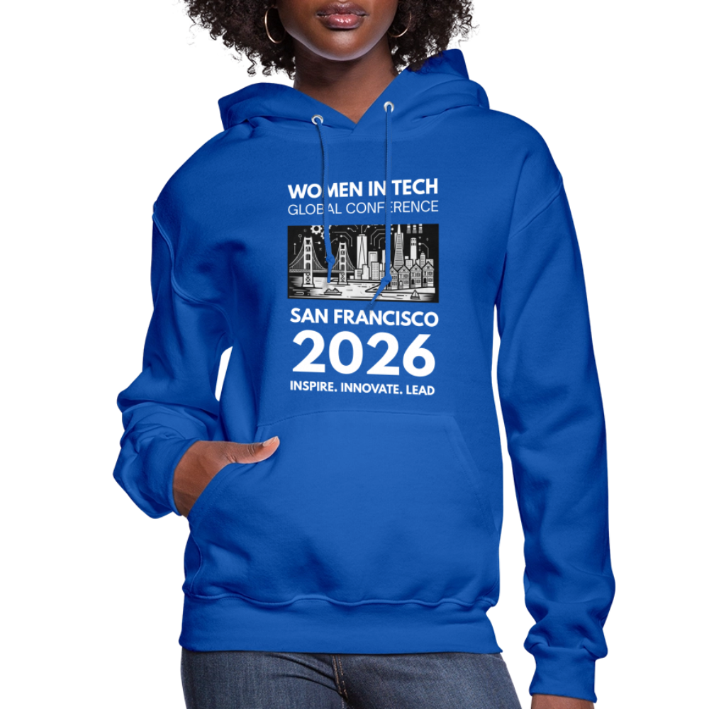 Women's Hoodie - Women in Tech Global Conference Collection - royal blue