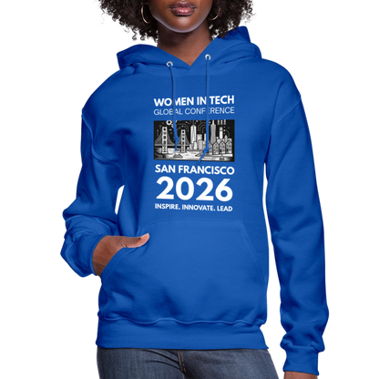 Women's Hoodie - Women in Tech Global Conference Collection - royal blue