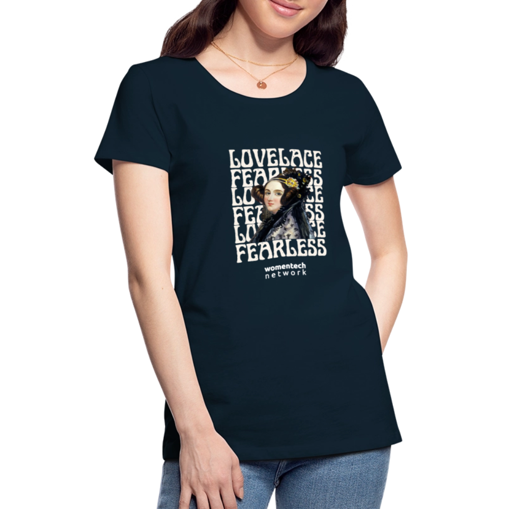 Women’s Premium T-Shirt - Ada Lovelace Edition - deep navy