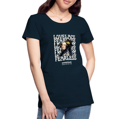 Women’s Premium T-Shirt - Ada Lovelace Edition - deep navy
