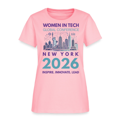 Women's T-Shirt - Women in Tech Global Conference Collection - pink