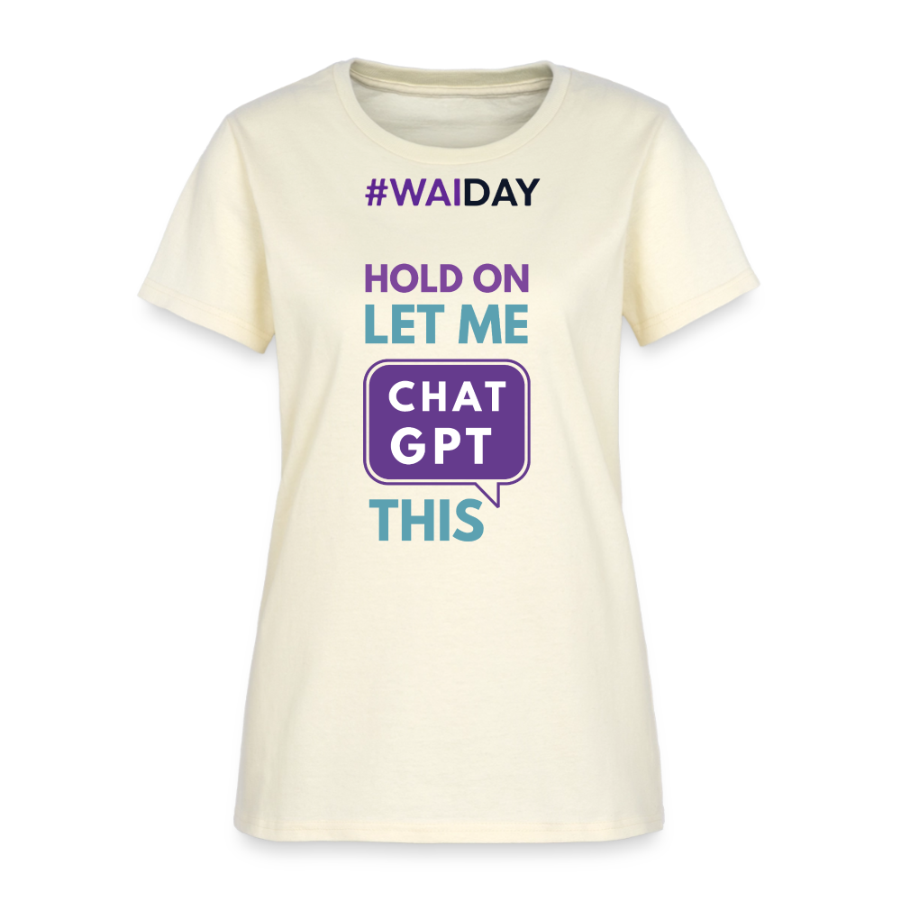 Women's T-Shirt - Women In AI Day Edition - off white
