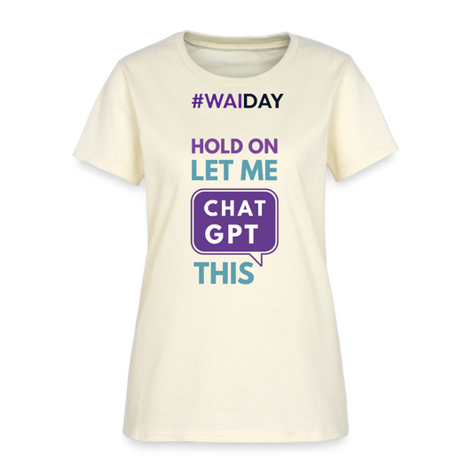Women's T-Shirt - Women In AI Day Edition - off white