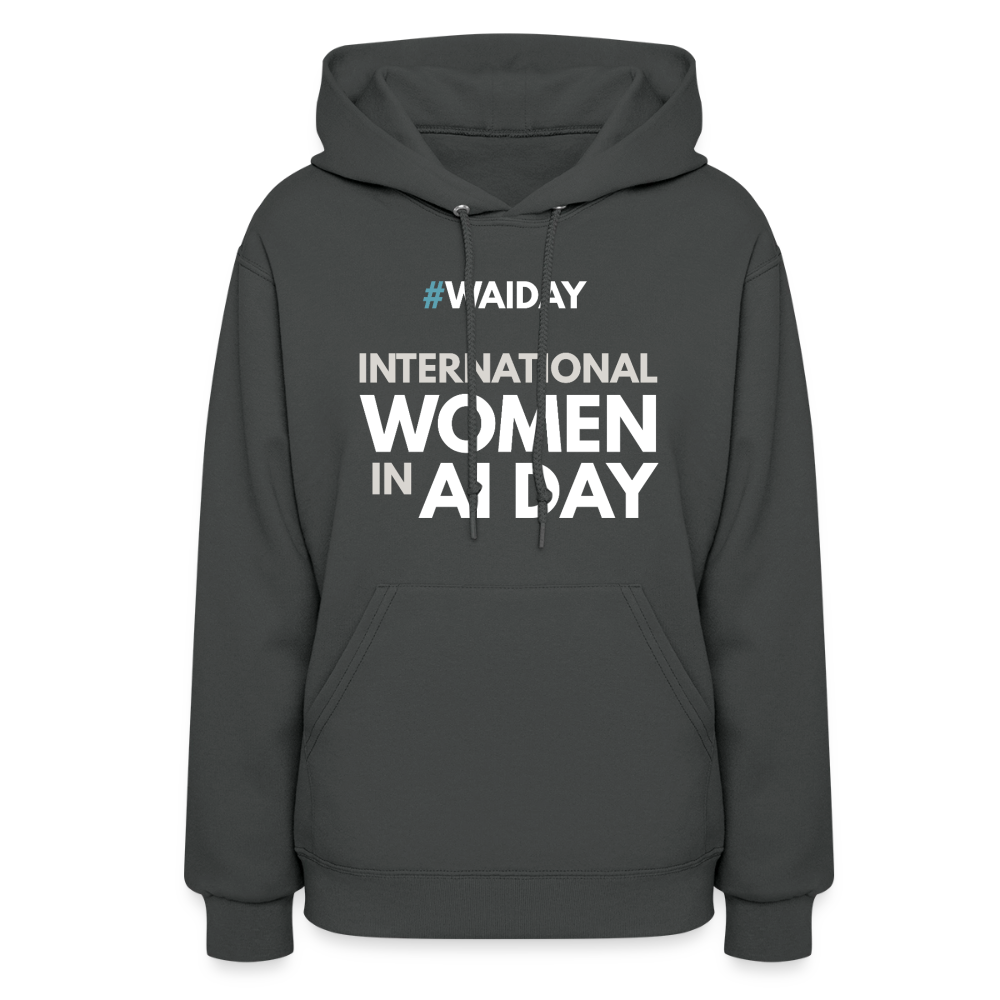 Women's Hoodie - Women In AI Day Edition - asphalt
