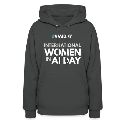 Women's Hoodie - Women In AI Day Edition - asphalt