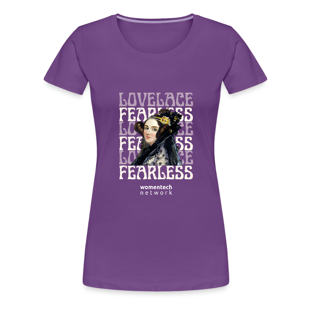 Women’s Premium T-Shirt - Ada Lovelace Edition - purple