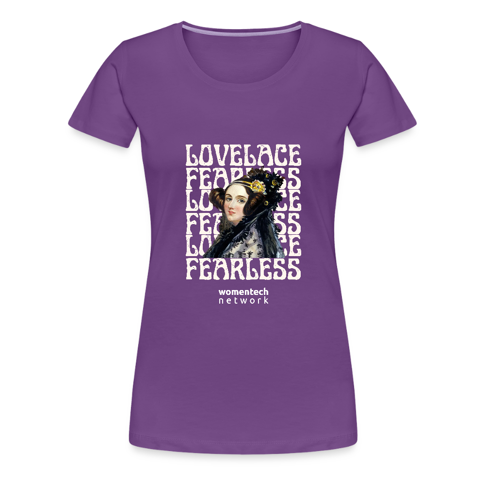 Women’s Premium T-Shirt - Ada Lovelace Edition - purple