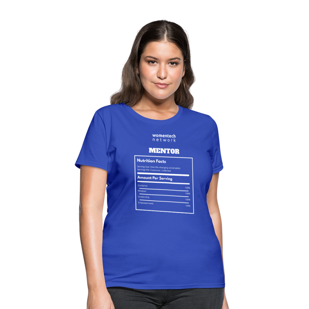 Women's T-Shirt - National Mentoring Day Edition - royal blue