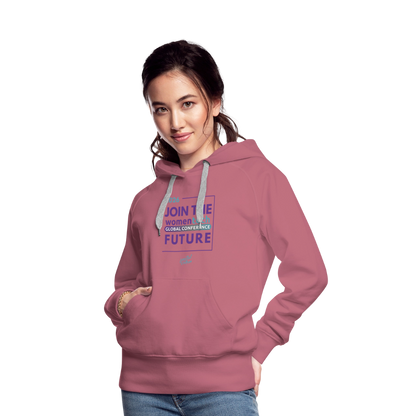Women’s Premium Hoodie - Women in Tech Global Conference Collection - mauve