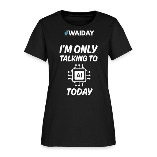 Women's T-Shirt - Women In AI Day Edition - black
