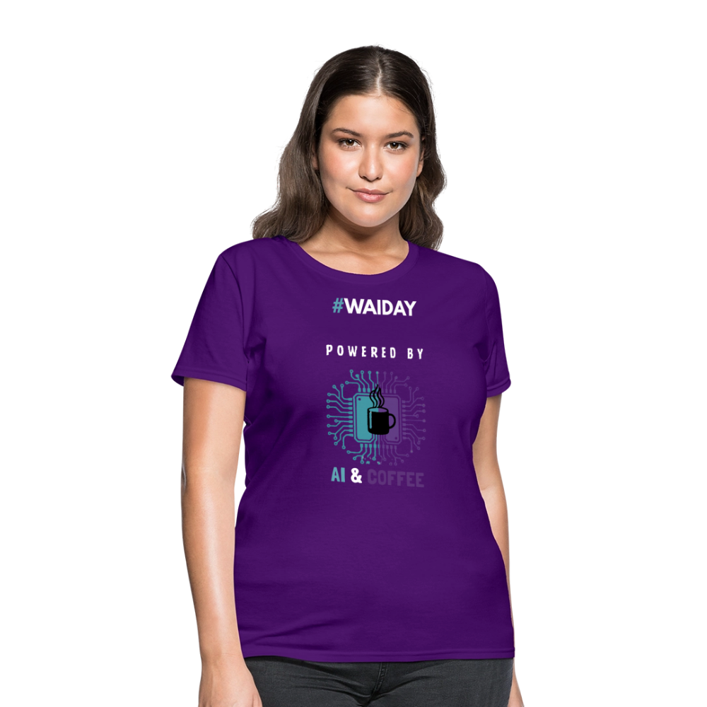 Women's T-Shirt - Women In AI Day Edition - purple