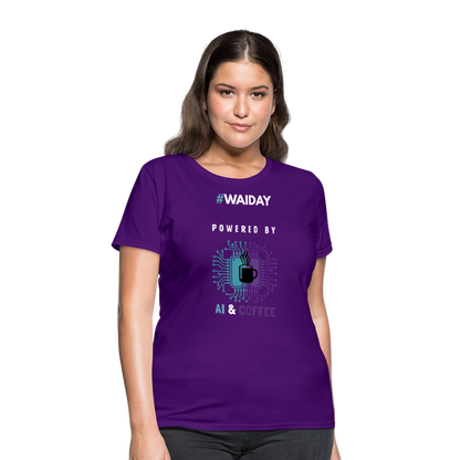 Women's T-Shirt - Women In AI Day Edition - purple