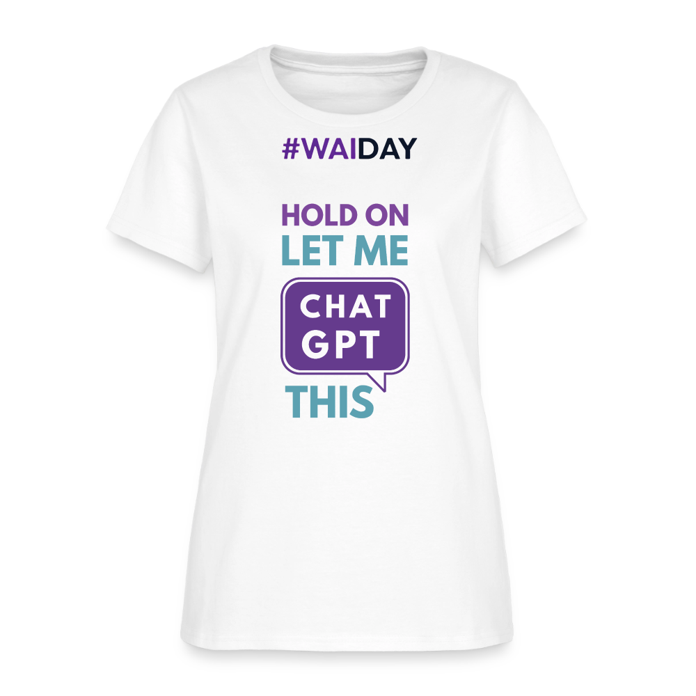Women's T-Shirt - Women In AI Day Edition - white