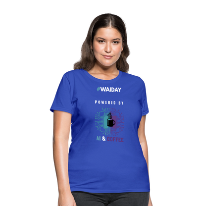 Women's T-Shirt - Women In AI Day Edition - royal blue
