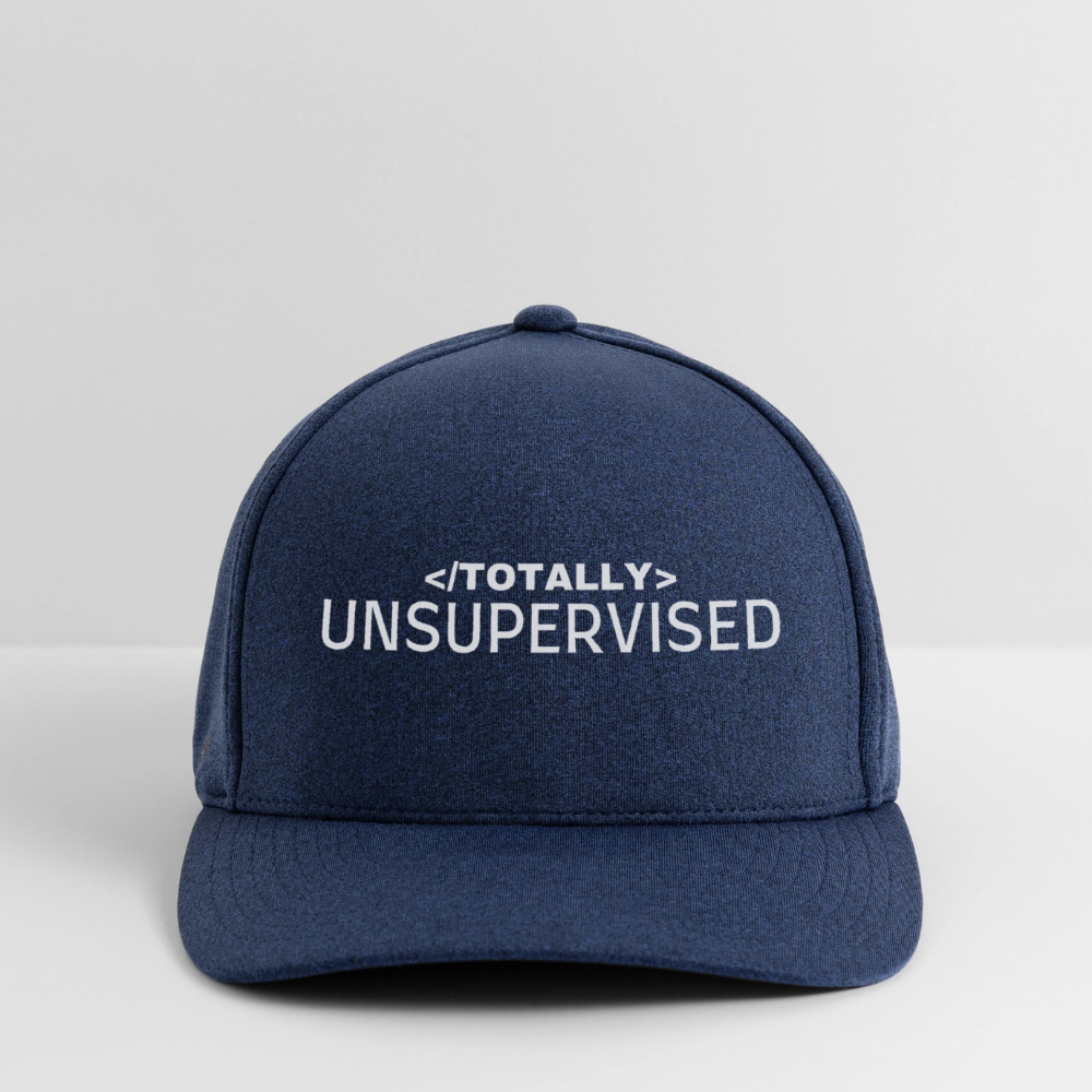 Flexfit  Melange Baseball Cap - Women In AI Day Edition - heather navy
