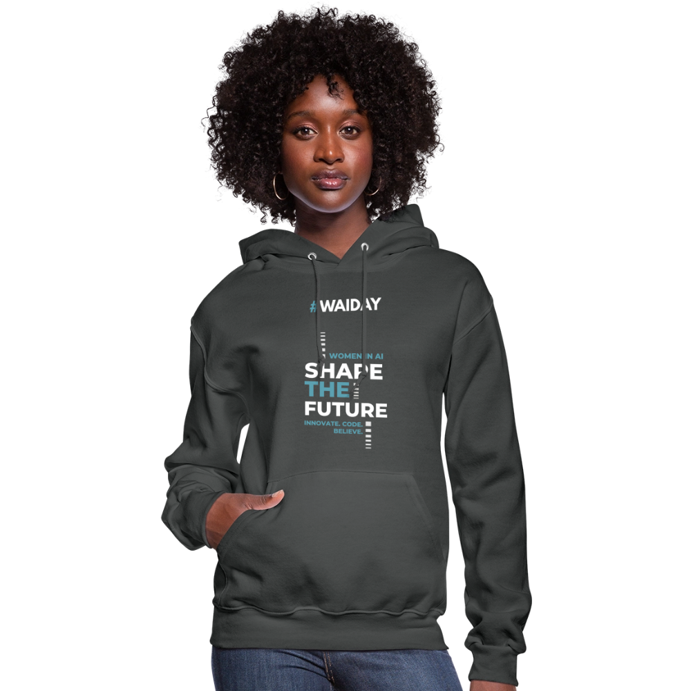 Women's Hoodie - Women In AI Day Edition - asphalt