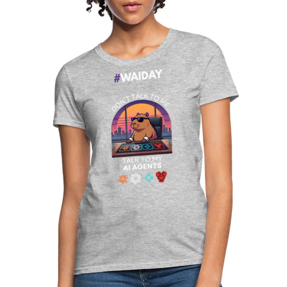 Women's T-Shirt - Women In AI Day Edition - heather gray