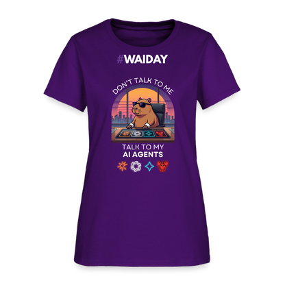 Women's T-Shirt - Women In AI Day Edition - purple