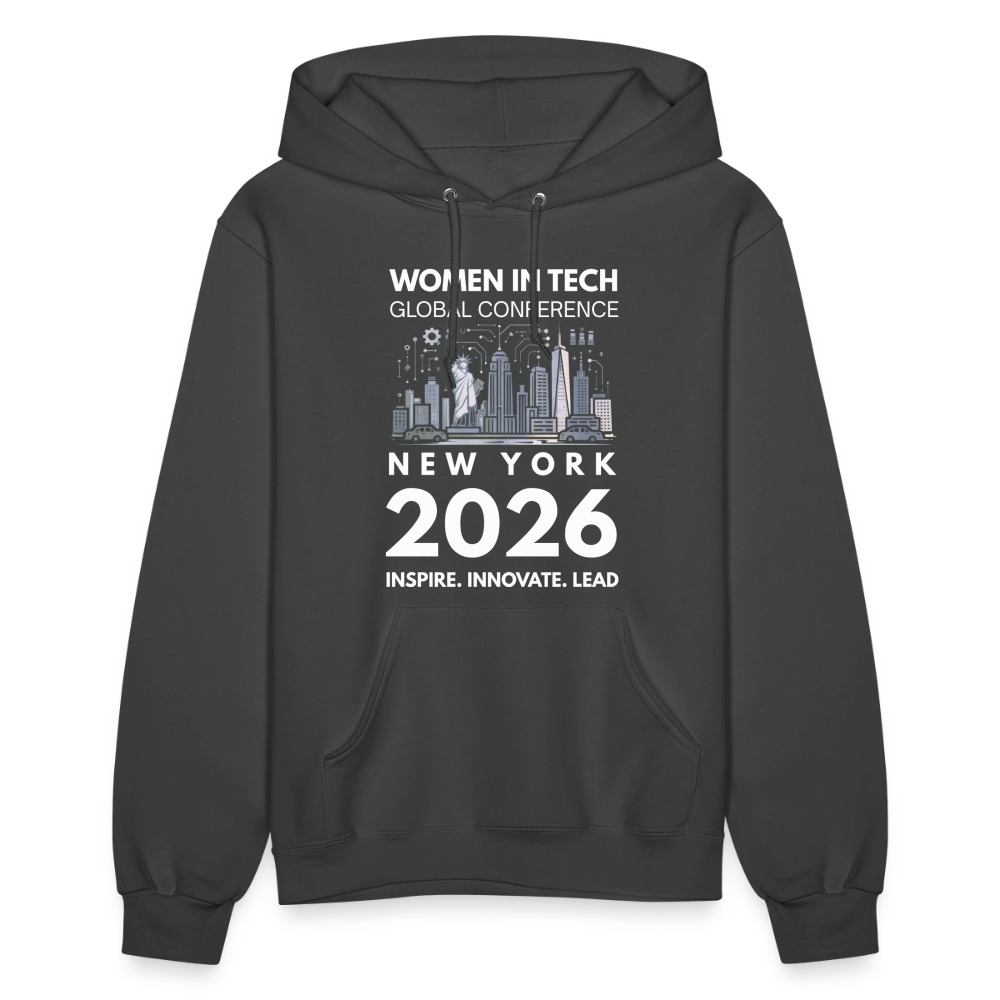 Women's Hoodie -  Women in Tech Global Conference Collection - asphalt