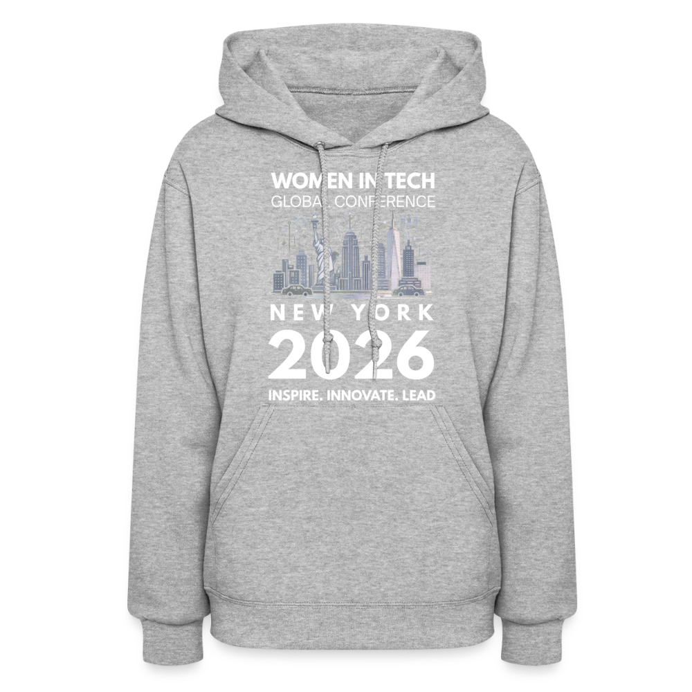 Women's Hoodie -  Women in Tech Global Conference Collection - heather gray