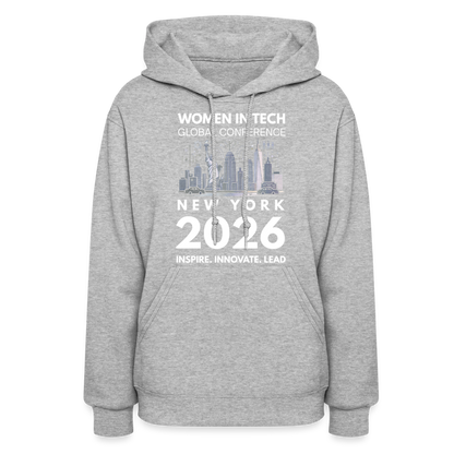 Women's Hoodie -  Women in Tech Global Conference Collection - heather gray