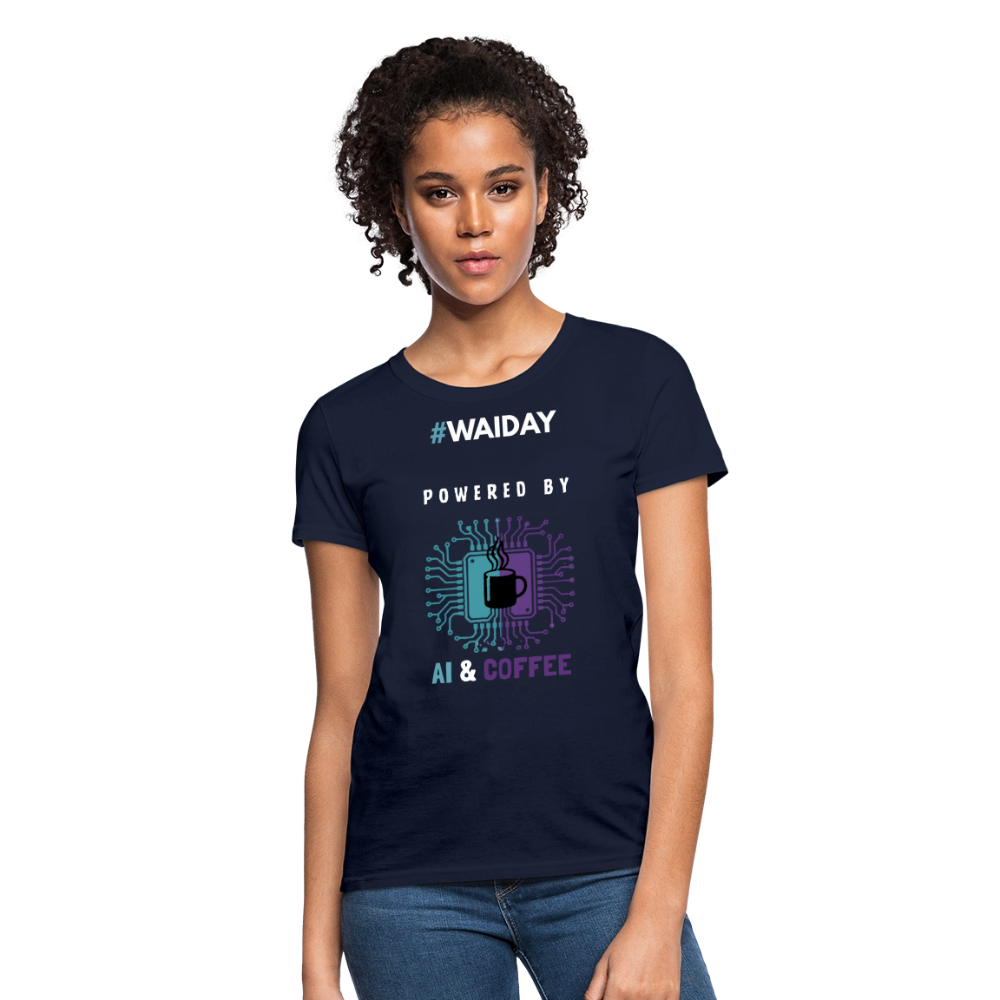 Women's T-Shirt - Women In AI Day Edition - navy